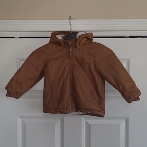 H&M Toddler Coated Faux Shearling-Lined Jacket - Size 2T